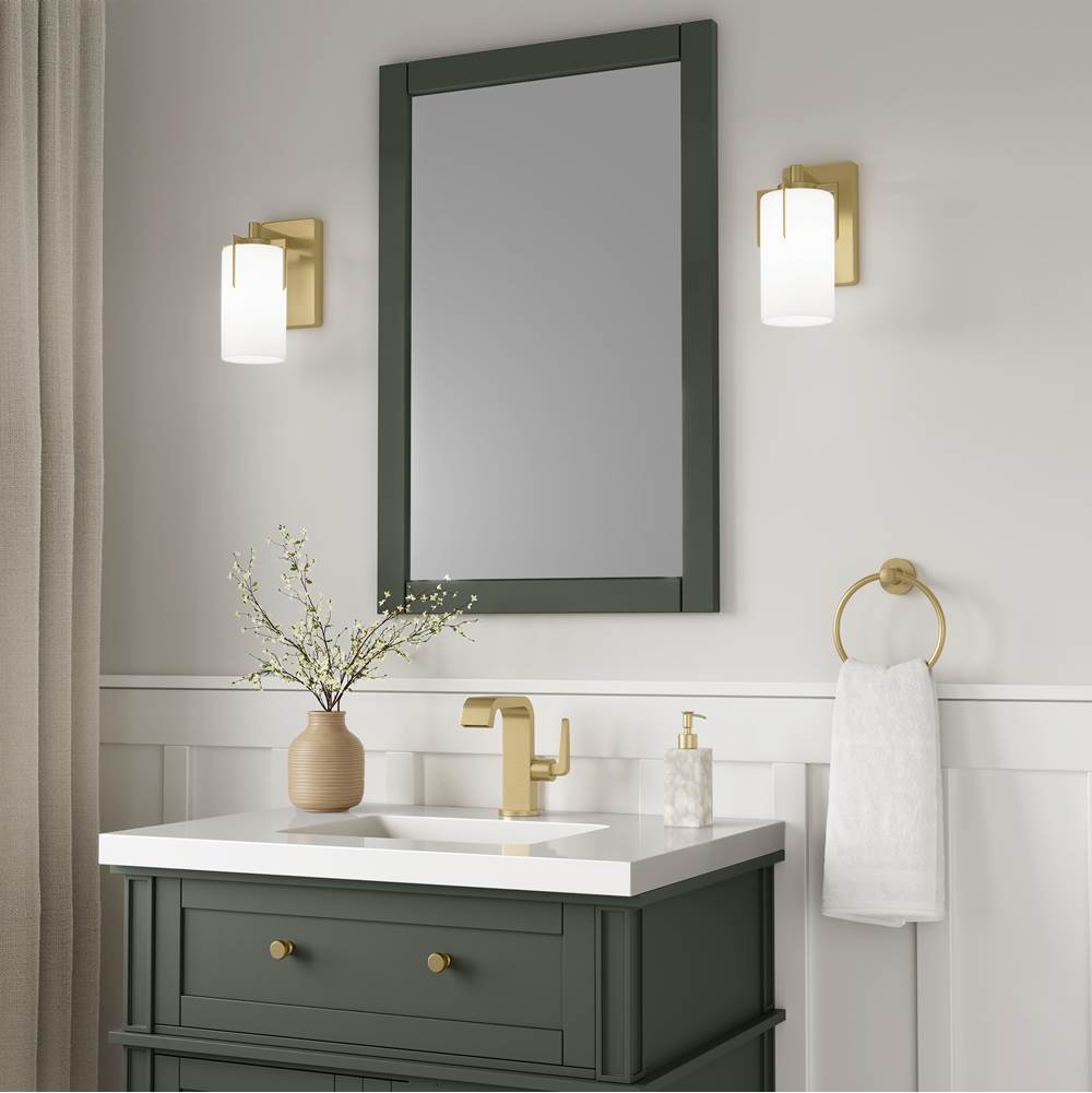 Millennium Lighting 65001-VB Vintage Brass Froselle 9.5'' High 1-light Wall Sconce Image 4