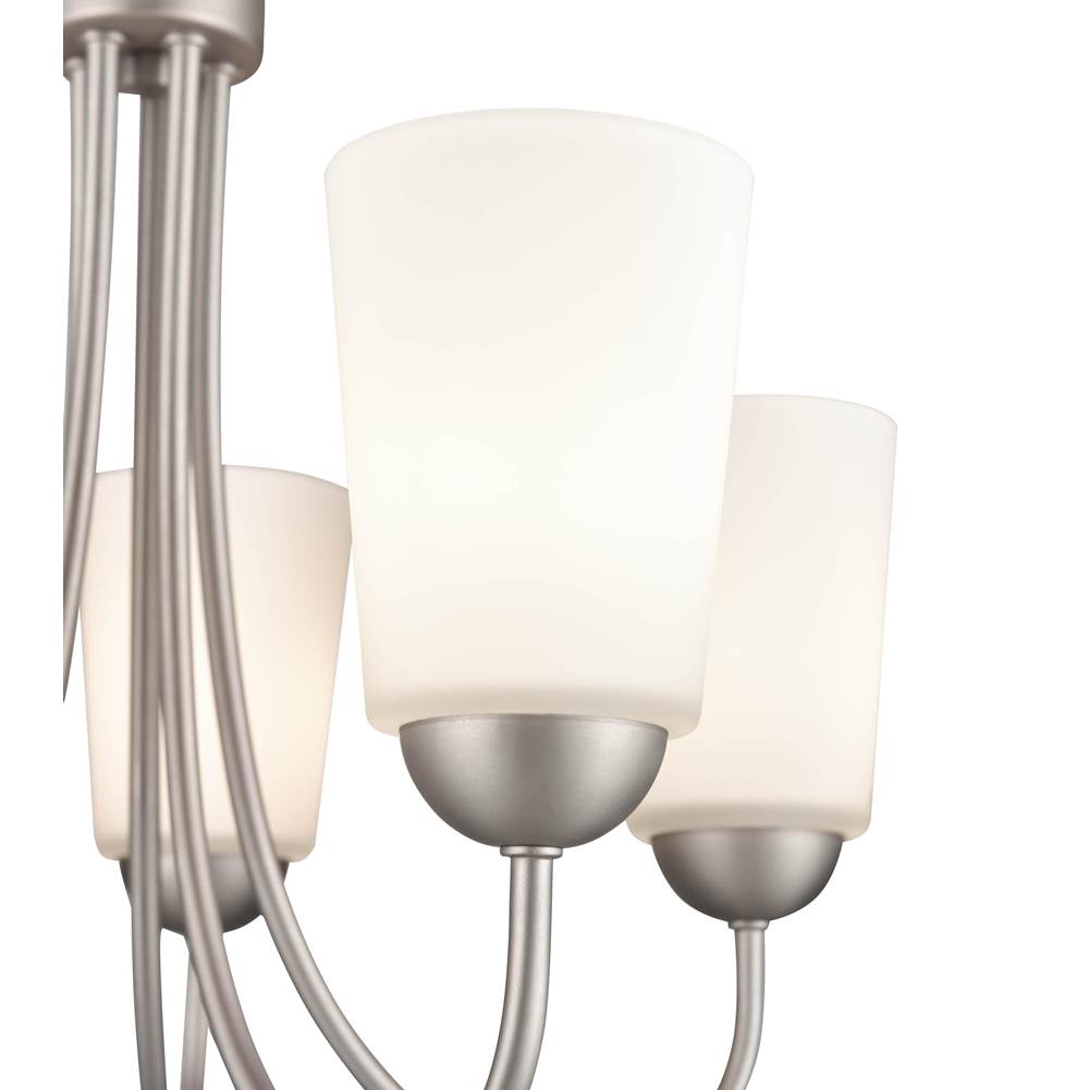 Millennium Lighting 9805-SN Satin Nickel 5 Light Chandelier Image 2