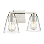 Millennium Lighting 64002-BN Brushed Nickel Strayhan 13'' 2-light Vanity - Brushed Nickel Image 1