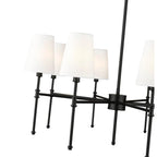 Millennium Lighting 16108-MB Matte Black Adorra 30'' Wide 8-light Chandelier - Matte Black Image 4