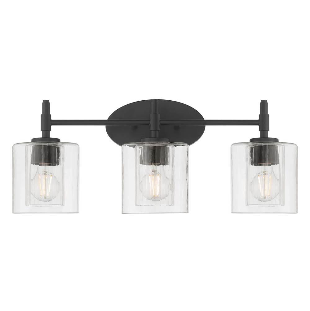 Millennium Lighting 270103-MB Matte Black Solventa 23.5'' Wide 3-light Vanity Image 6