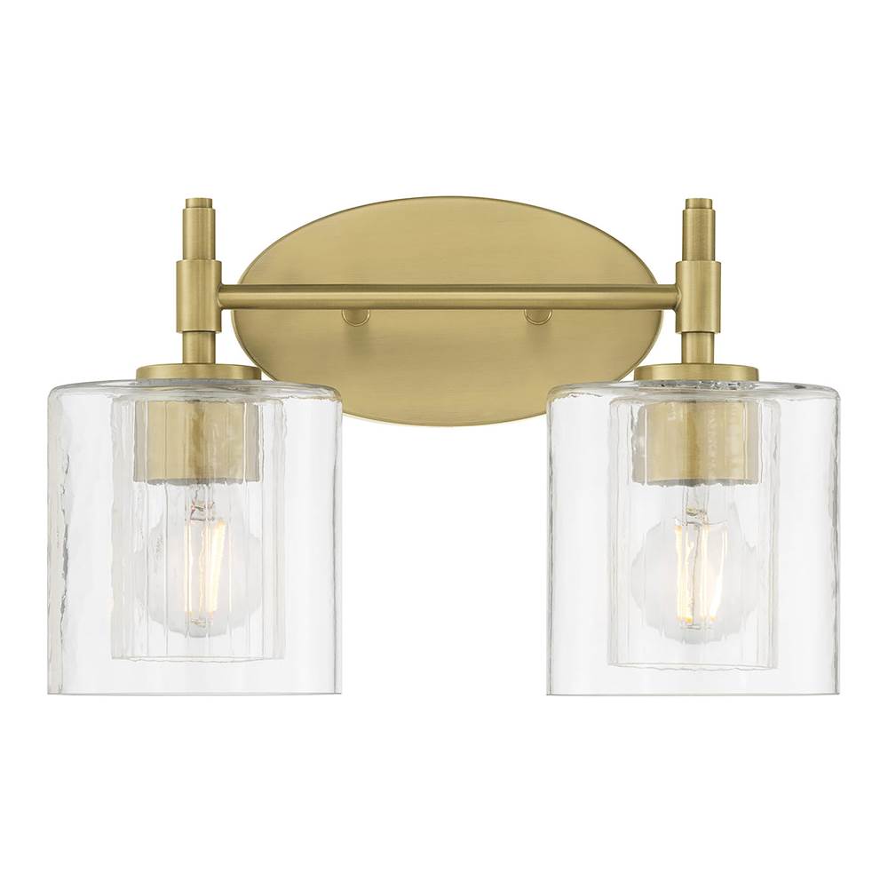 Millennium Lighting 270202-VB Vintage Brass Solventa 15'' Wide 2-light Vanity Image 5
