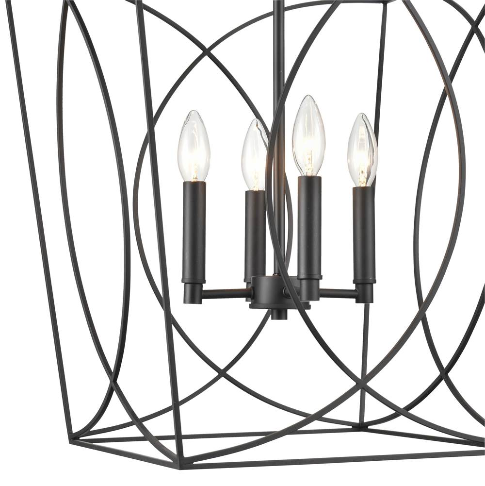 Millennium Lighting 4000-MB Matte Black Pendant Light Image 2
