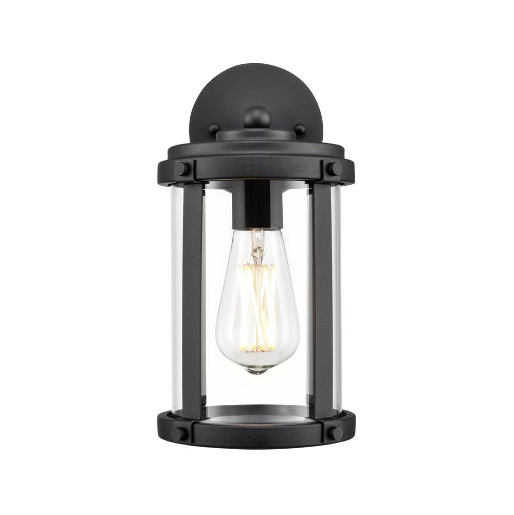Millennium Lighting 290001-TBK Textured Black Outdoor Wall Sconce Image 1