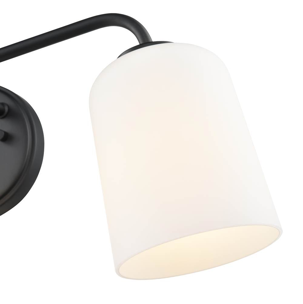 Millennium Lighting 214203-MB Matte Black Laphia 22'' Wide 3-light Vanity - Matte Black Image 5