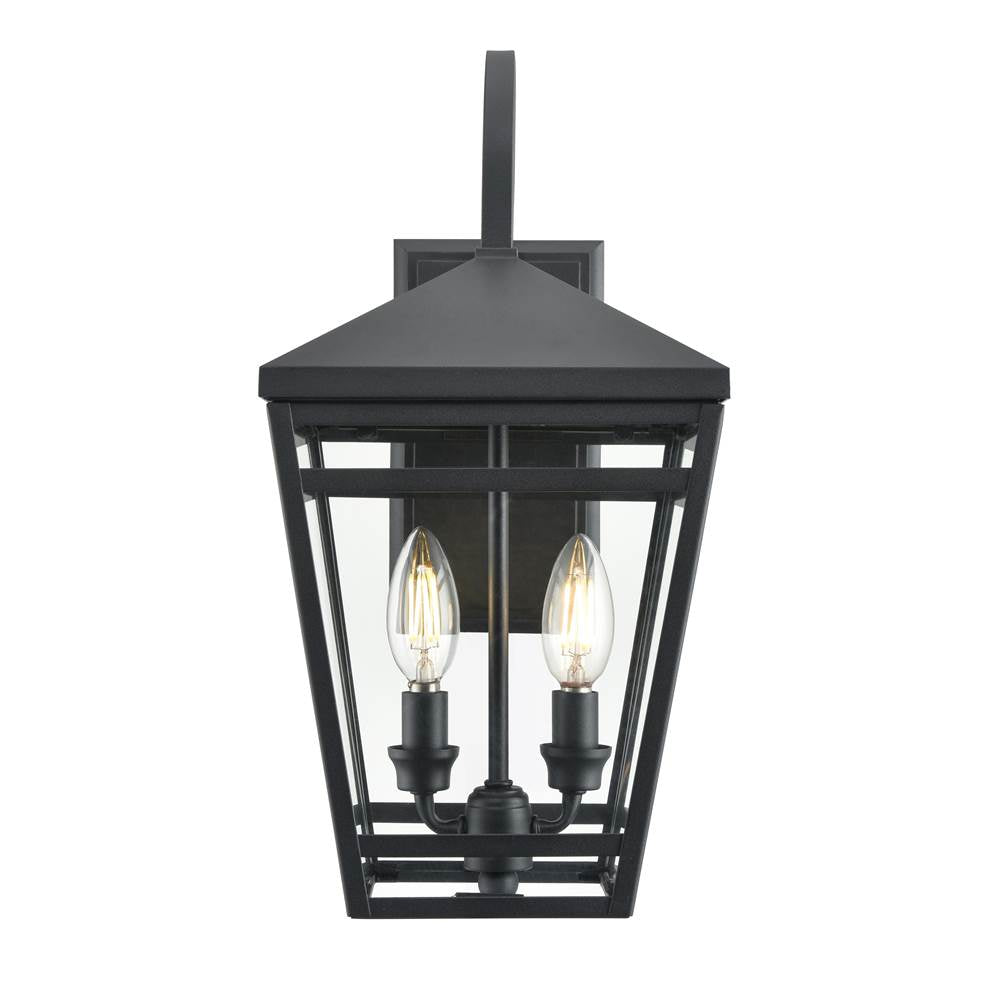 Millennium Lighting 82102-TBK Textured Black Outdoor Wall Sconce Image 1