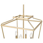 Millennium Lighting 19004-VB Vintage Brass Nellita 16'' Wide 4-light Pendant - Vintage Brass Image 6