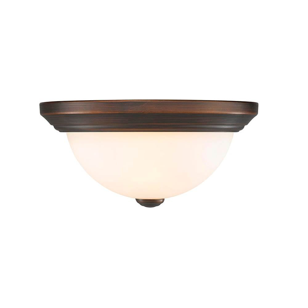 Millennium Lighting 4901-RBZ Rubbed Bronze Flushmount Ceiling Light Image 2