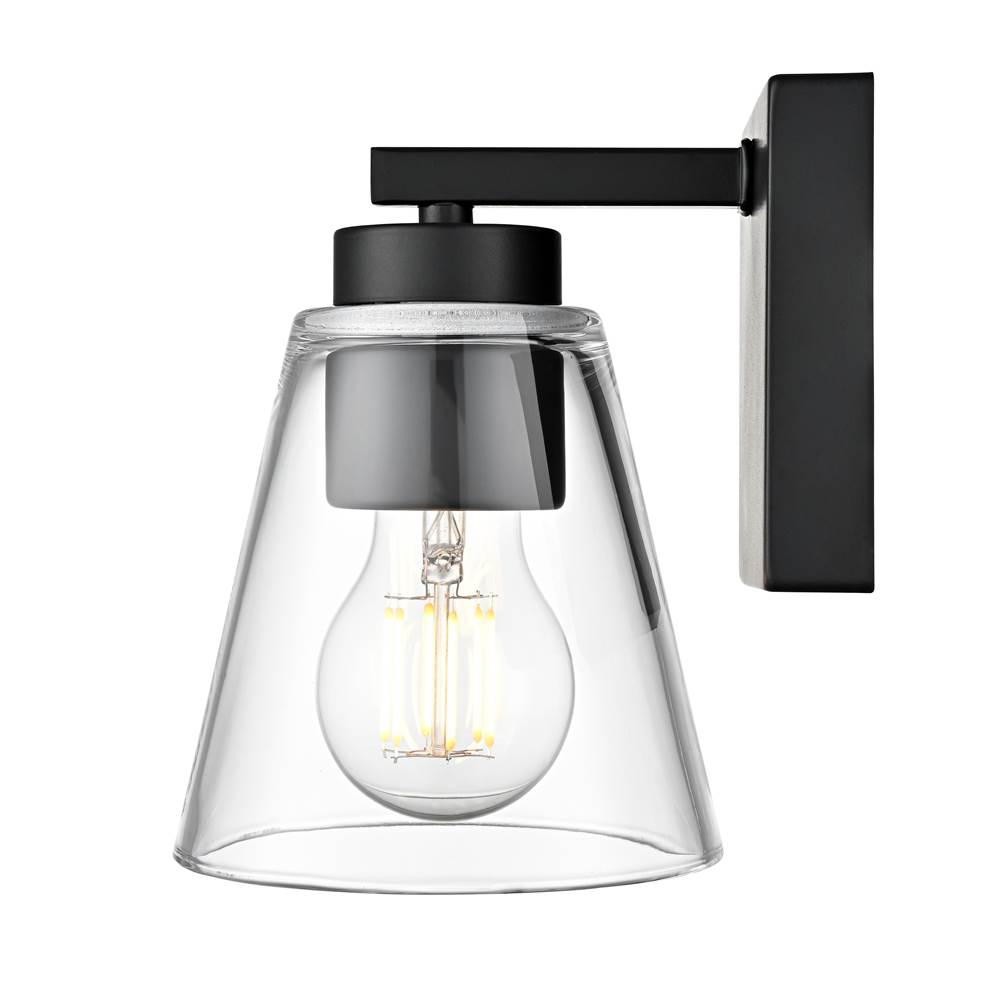 Millennium Lighting 64001-MB Matte Black Strayhan 6.75'' High 1-light Wall Sconce - Matte Black Image 6