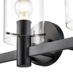 Millennium Lighting 55103-MB Matte Black Vanity Image 4