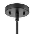 Millennium Lighting 9025-NAT Matte Black Elise 22'' Wide 3-light Pendant - Matte Black Image 4