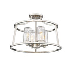 Millennium Lighting 4184-BN Brushed Nickel Semi-flush Ceiling Mount Image 3