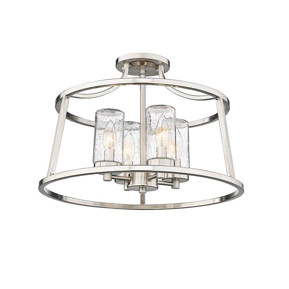 Millennium Lighting 4184-BN Brushed Nickel Semi-flush Ceiling Mount Image 3