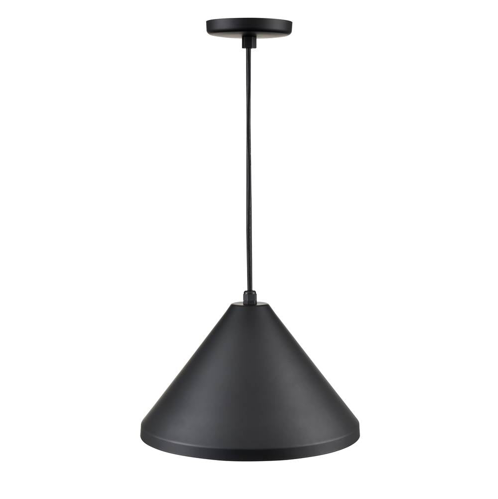 Millennium Lighting RWCC13-SB Satin Black Cord Hung Wide Cone Image 5