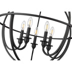 Millennium Lighting 12305-MB Matte Black Chandelier Ceiling Light Image 3