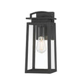 Millennium Lighting 66001-PBK Powder Coated Black Kendrix 14'' High 1-light Outdoor Lantern Image 1