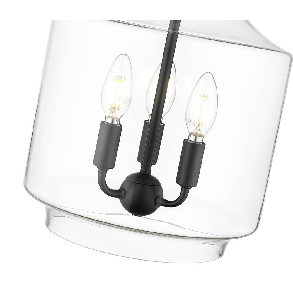 Millennium Lighting 22803-MB Matte Black Pendant Light Image 4
