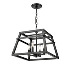 Millennium Lighting 19304-MB Matte Black Tellsa 16'' Wide 4-light Pendant - Matte Black Image 1