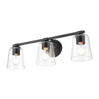 Millennium Lighting 8113-MB Matte Black 3 Light Vanity Image 2