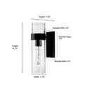 Millennium Lighting 15101-MB Matte Black Wall Sconce Image 3