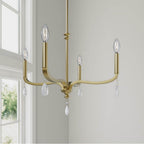 Millennium Lighting 220104-VB Vintage Brass Viremont 22'' Wide 4-light Chandelier Image 4