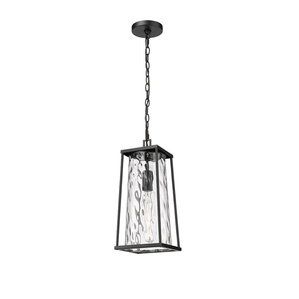 Millennium Lighting 10621-PBK Powder Coated Black Outdoor Hanging Lantern Image 6