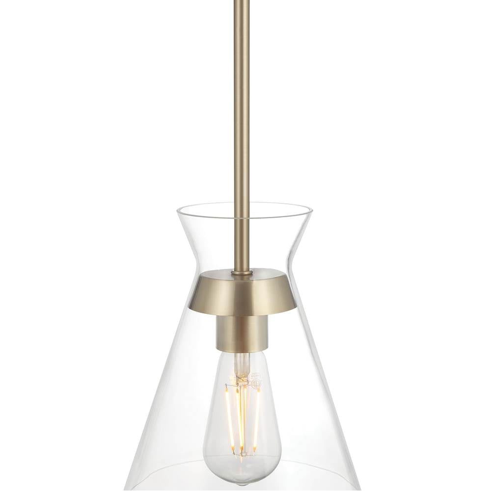 Millennium Lighting 69001-MG Modern Gold Amarella 7'' Wide 1-light Mini Pendant Image 6