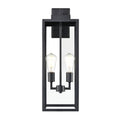 Millennium Lighting 60092-PBK Powder Coated Black 2-light Outdoor Wall Sconce - Powder Coated Black Image 1