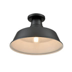 Millennium Lighting RCLWF14-SB Satin Black Classic Warehouse Shade Image 6