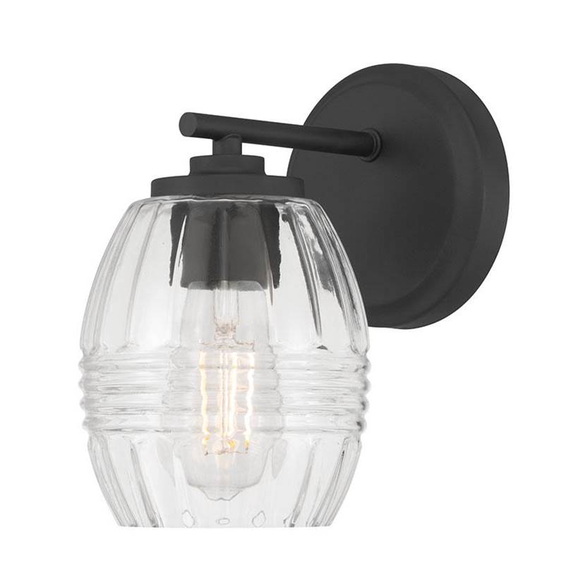Millennium Lighting 9991-MB Matte Black Miravelle 8.75'' High 1-light Wall Sconce Image 8