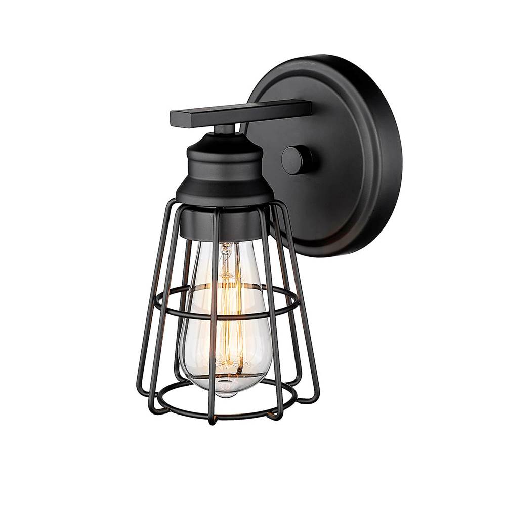 Millennium Lighting 3381-MB Matte Black Wall Sconce Image 2