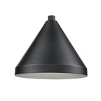 Millennium Lighting RCS13-SB Satin Black Cone Shade Image 1