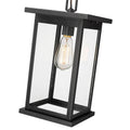 Millennium Lighting 4123-PBK Powder Coat Black Outdoor Hanging Lantern Image 1