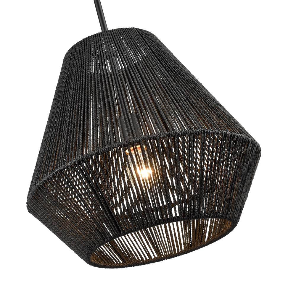 Millennium Lighting 9022-MB Matte Black Pendant Light Image 3
