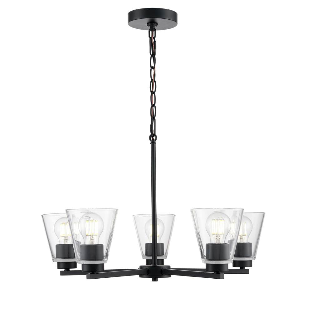 Millennium Lighting Strayhan 24'' 5-light Chandelier - Brushed Nickel