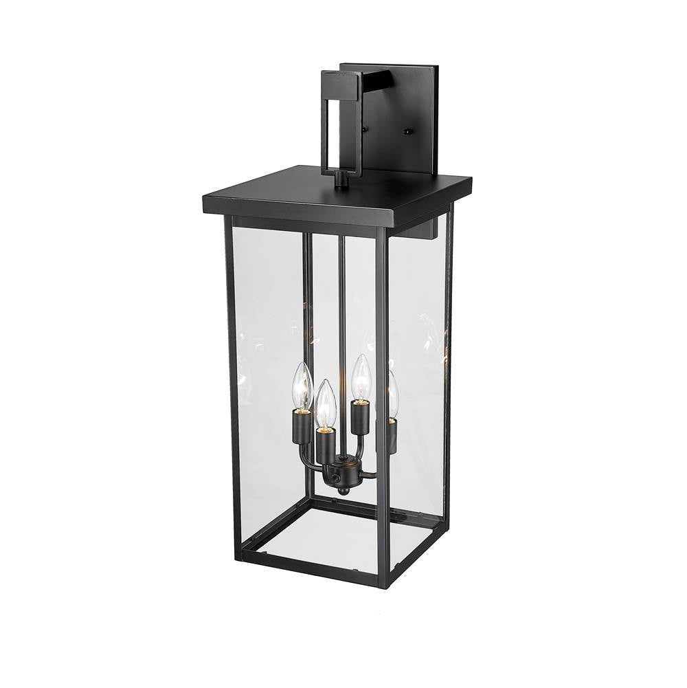 Millennium Lighting 42603-PBK Powder Coated Black Outdoor Wall Sconce Image 5