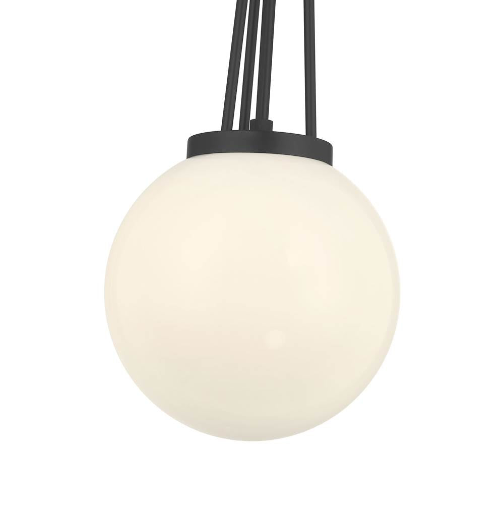 Millennium Lighting 65101-MB Matte Black Vellin 10'' Wide 1-light Pendant Image 5