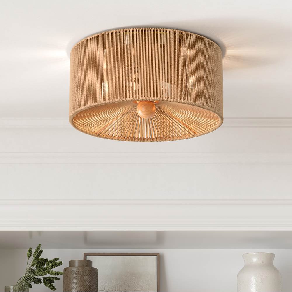Millennium Lighting 213002-BN Brushed Nickel Flushmount Ceiling Light Image 2