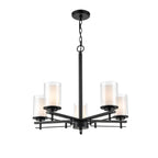 Millennium Lighting 5515-MB Matte Black Chandelier Ceiling Light Image 4