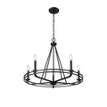 Millennium Lighting 21605-MB Matte Black Jody 26.5'' Wide 5-light Chandelier - Matte Black Image 1