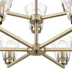 Millennium Lighting 64109-MG Modern Gold Strayhan 28.5'' 9-light Chandelier - Modern Gold Image 6