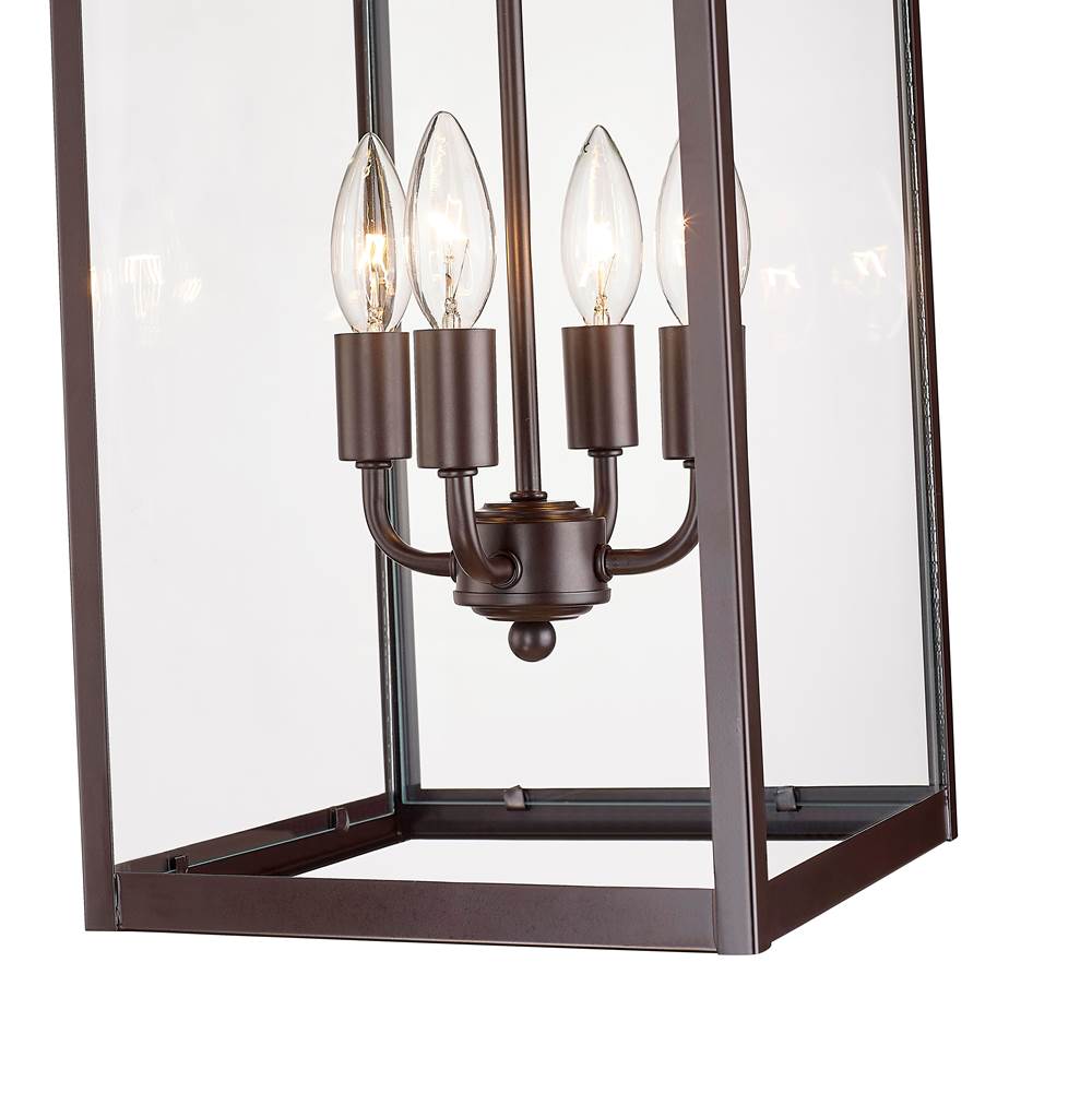 Millennium Lighting 42605-PBZ Powder Coated Bronze Outdoor Hanging Lantern Image 2