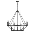 Millennium Lighting 46715-MB Matte Black Chandelier Ceiling Light Image 1