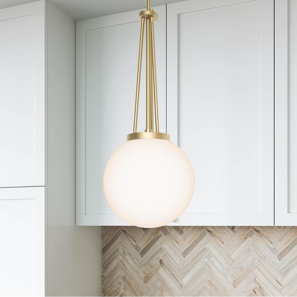 Millennium Lighting 65101-VB Vintage Brass Vellin 10'' Wide 1-light Pendant Image 4