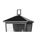 Millennium Lighting 198002-PBK Powder Coated Black Munger 16.5'' High 2-light Outdoor Wall Sconce - Powder Coated Black Image 5