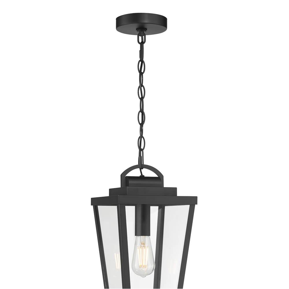 Millennium Lighting 68301-PBK Powder Coated Black Brenwick 8'' Wide 1-light Outdoor Hanging Pendant Image 5