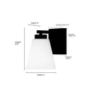 Millennium Lighting 64001WG-MG Modern Gold Strayhan 6.75'' High 1-light Wall Sconce Image 2