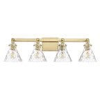 Millennium Lighting Barlon 34.75'' 4-light Vanity - Matte Black