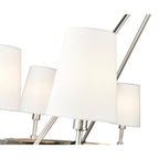 Millennium Lighting 16608-PN Polished Nickel Adorra 40'' Wide 8-light Chandelier - Polished Nickel Image 5