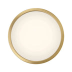Millennium Lighting 401001-VB Vintage Brass Soltra 13'' Wide Led Flush Mount Image 6